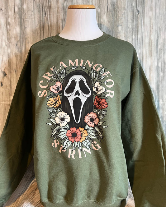 Scream for Spring Crewneck