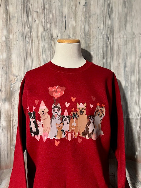 Valentine Dog's Sweater