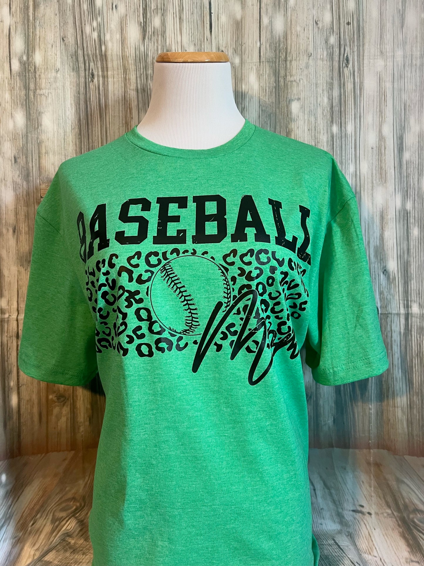 Baseball Mom Leopard Print